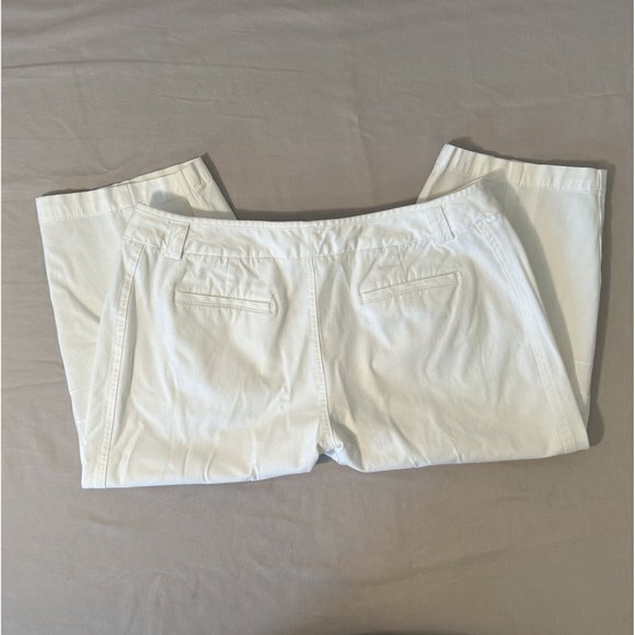 Women's Coldwater Creek Natural Fit White Capri Pants Size 16 Petite - Picture 3 of 10